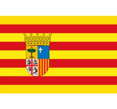 Wandtattoo Flagge Aragon - TenStickers