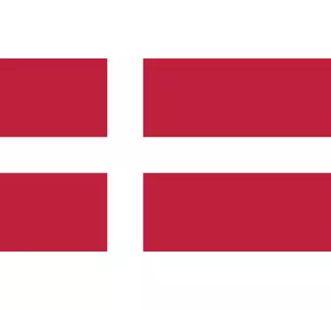 Wandtattoo Flagge Dänemark - TenStickers