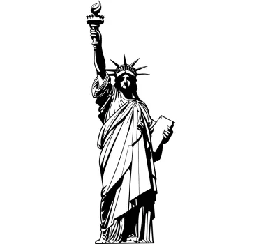 Wandtattoo Freiheitsstatue NYC - TenStickers