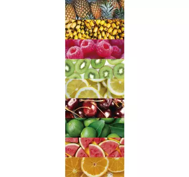 Fototapete Früchte Kühlschrank - TenStickers