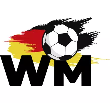 Wandtattoo Fußball WM - TenStickers