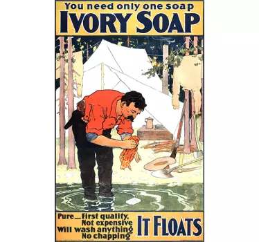 Wandtattoo Ivory Soap - TenStickers
