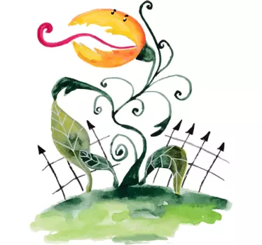 Wandtattoo Pflanze Karnivoren - TenStickers