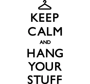 Wandtattoo Keep calm - TenStickers