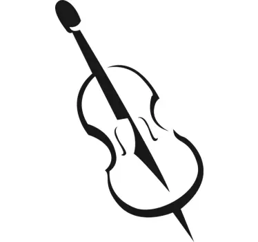 Wandtattoo Kontrabass - TenStickers