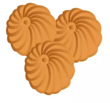 Wandtattoo Küche Kekse - TenStickers