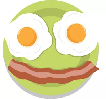 Wandtattoo Küche Smiley - TenStickers
