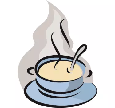 Wandtattoo Küche Suppe - TenStickers