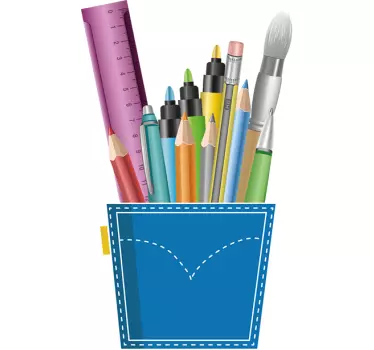 Wandtattoo Malertasche - TenStickers