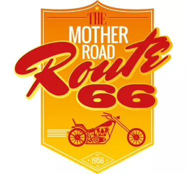 Wandtattoo Mother Road Route 66 - TenStickers