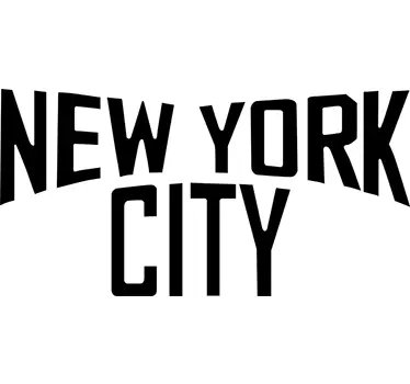 Wandtattoo Schriftzug New York City - TenStickers
