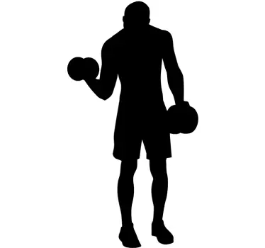 Wandtattoo Silhouette Sportler - TenStickers