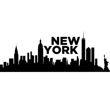 Wandtattoo Skyline New York - TenStickers