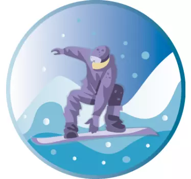 Wandtattoo Snowboarder - TenStickers