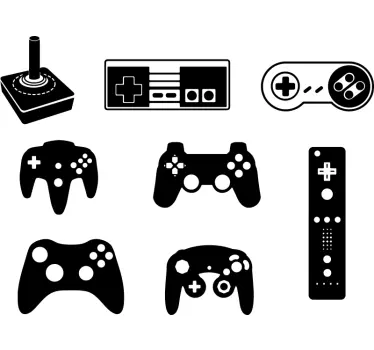 Wandtattoo Spielekonsolen - TenStickers