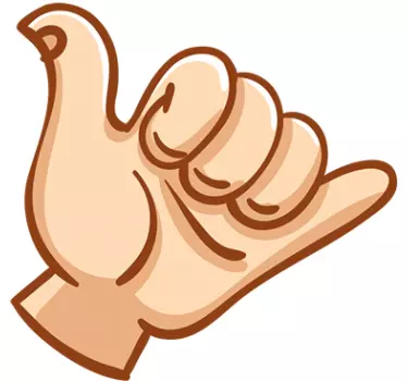 Wandtattoo Surf Symbol - TenStickers