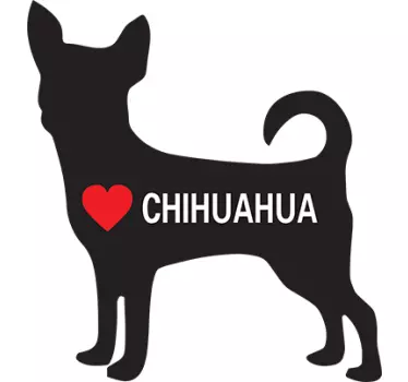 Autoaufkleber Chihuahua Hund - TenStickers