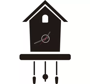 Wandtattoo uhr bezaubernde kuckucksuhr - TenStickers