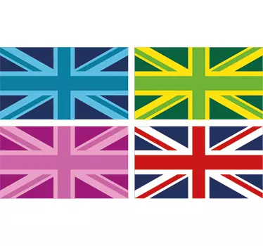 Wandtattoo Union Jack Filter - TenStickers