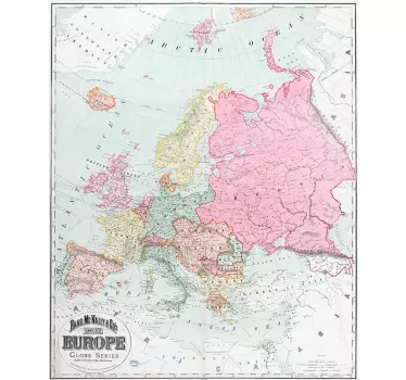 Wandtattoo Weltkarte Europa 1900 - TenStickers