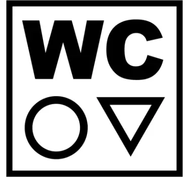 WC Toiletten Türaufkleber - TenStickers