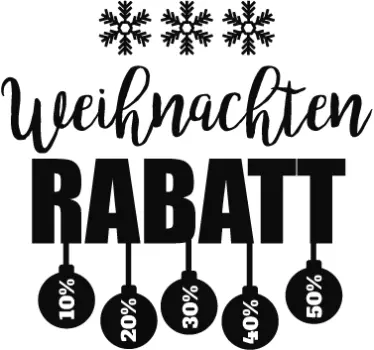 Winter Angebot Schaufensteraufkleber Weihnachten - TenStickers