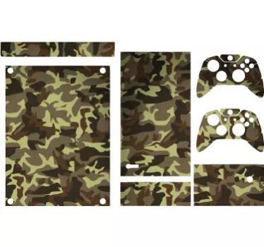 Xbox Aufkleber Camouflage - TenStickers