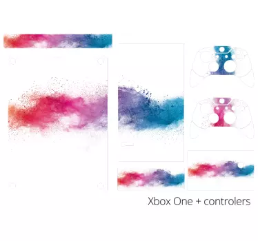 Xbox skin bunte gaming zubehörteile - TenStickers