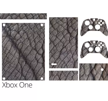 Xbox skin mit rissiger textur-hülle - TenStickers