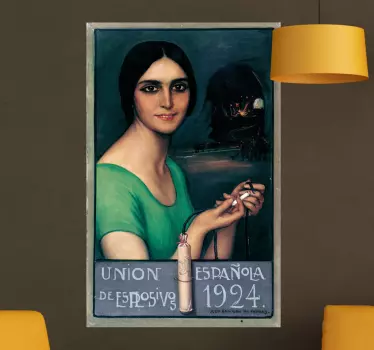 20er Jahre Retro Poster Wandtattoo - TenStickers