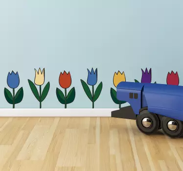 Aufkleber Tulpen - TenStickers