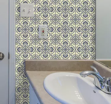 Fliesenaufkleber orientalisches Muster - TenStickers