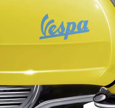 Motorrad Aufkleber Helm Vespa Logo - TenStickers
