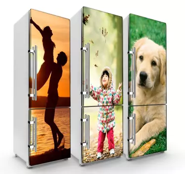 Personalisierbare Kühlschrank Folie - TenStickers