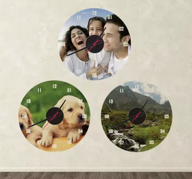 Personalisierte Uhr Aufkleber - TenStickers