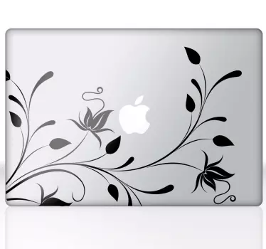 Pflanze Laptop Aufkleber - TenStickers
