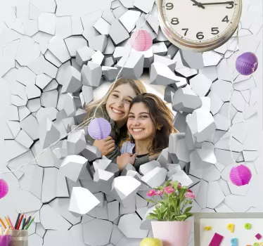 Personalisiertes Wandtattoo Wand Explosion - TenStickers