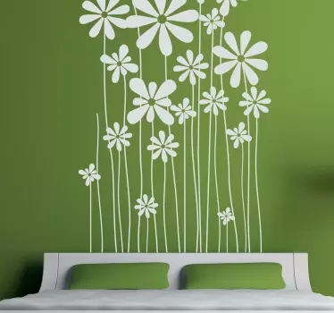 Blumenstengel Aufkleber - TenStickers