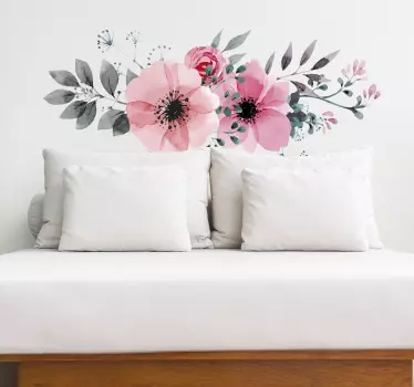 Wandtattoo Blumenarangement - TenStickers