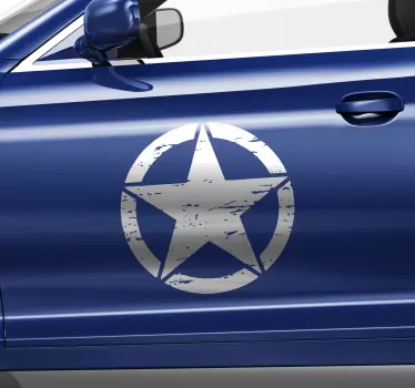 Autoaufkleber Millitär Stern - TenStickers