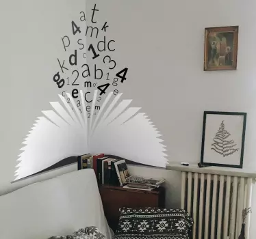 Wandtattoo Buch - TenStickers
