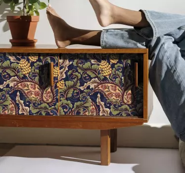 Realistische paisley illustration Möbelaufkleber - TenStickers