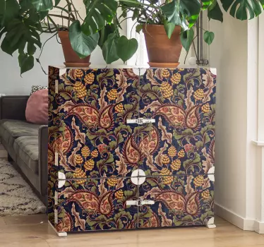Realistische paisley illustration Möbelaufkleber - TenStickers