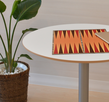 Backgammon Tisch Möbelfolie - TenStickers