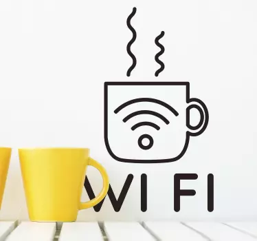 Schaufenster Folie kaffeetassensymbol - TenStickers