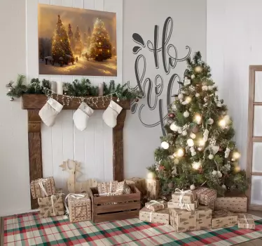 Aufkleber Weihnachten Weihnachten HoHoHo - TenStickers