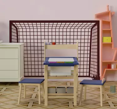 Wandtattoo Kinderzimmer Fußballtor - TenStickers