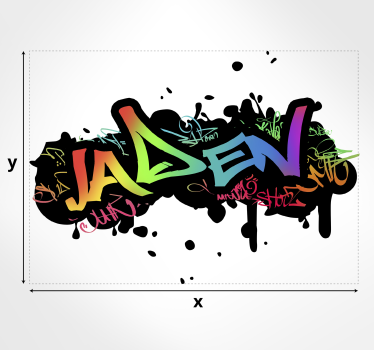 Wandtattoo Kinderzimmer Urban Graffiti - TenStickers