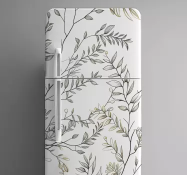 Kühlschrank Folie vinyl Aufkleber Äste - TenStickers