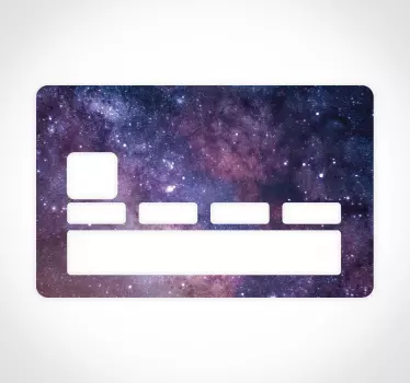 Universum Kreditkarten Aufkleber - TenStickers